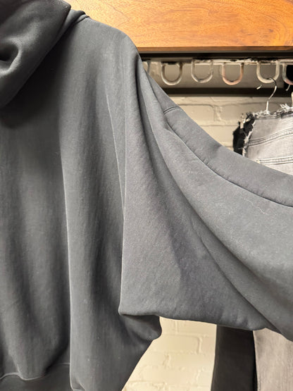 Balenciaga ‘Batwing’ Draped Back Pullover Hoodie