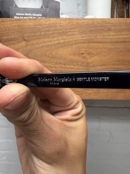 Maison Margiela x Gentle Monster ‘MM0011 01’ Black Acetate Aviator Prescription Glasses Frames