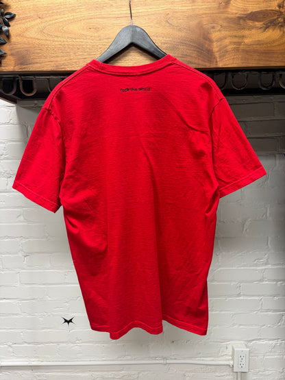 AW2018 Supreme Red/Black ‘FTW’ Embroidered Logo T-Shirt
