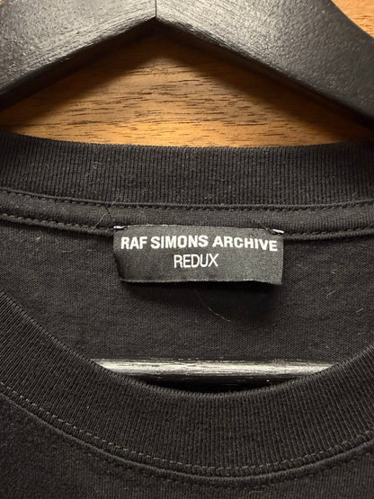 SS2021 Raf Simons Archive Redux ‘Joy Division’ PCL Black Flower Graphic T-Shirt