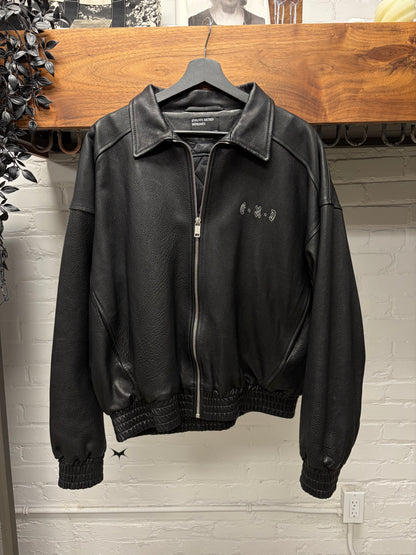 AW2024 Enfants Riches Deprimes ‘Painters Wife’ Black Lambskin Leather Jacket