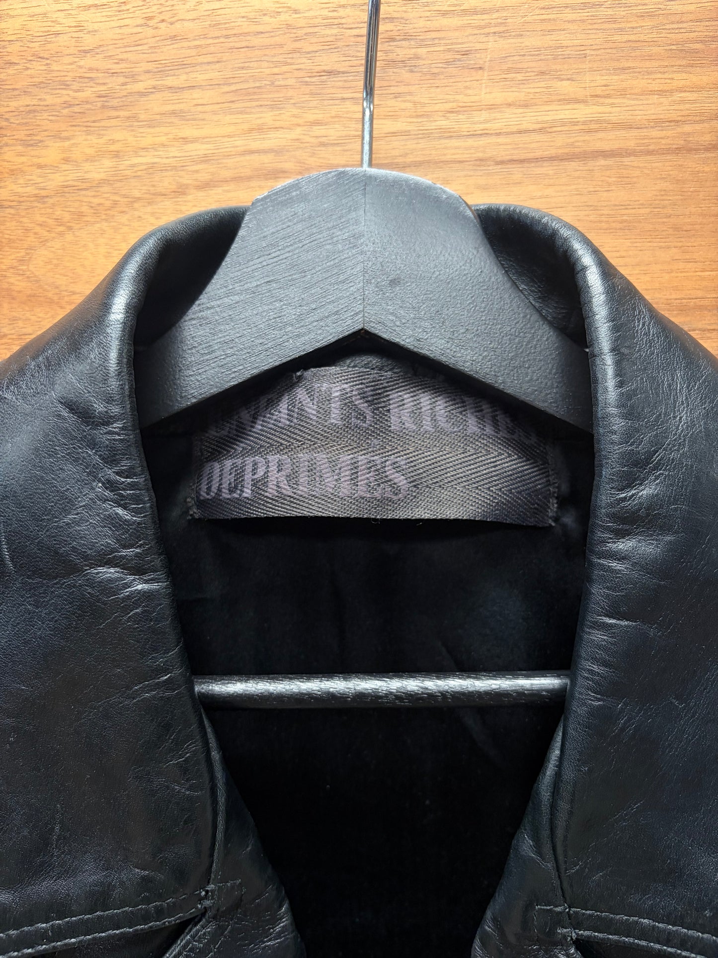 2016 Enfants Riches Déprimés ‘No Reply’ Black Leather Biker Jacket