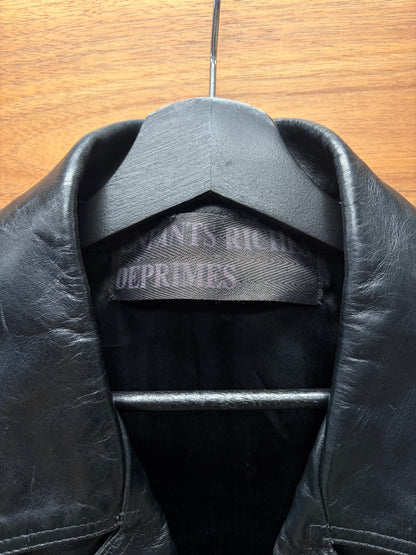 2016 Enfants Riches Déprimés ‘No Reply’ Black Leather Biker Jacket