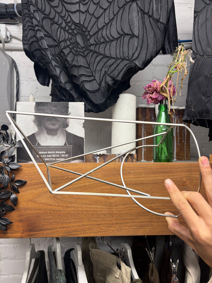SS2019 Rick Owens ‘Babel’ Silver Tone Metal ‘Runway’ Sculptural Headpiece