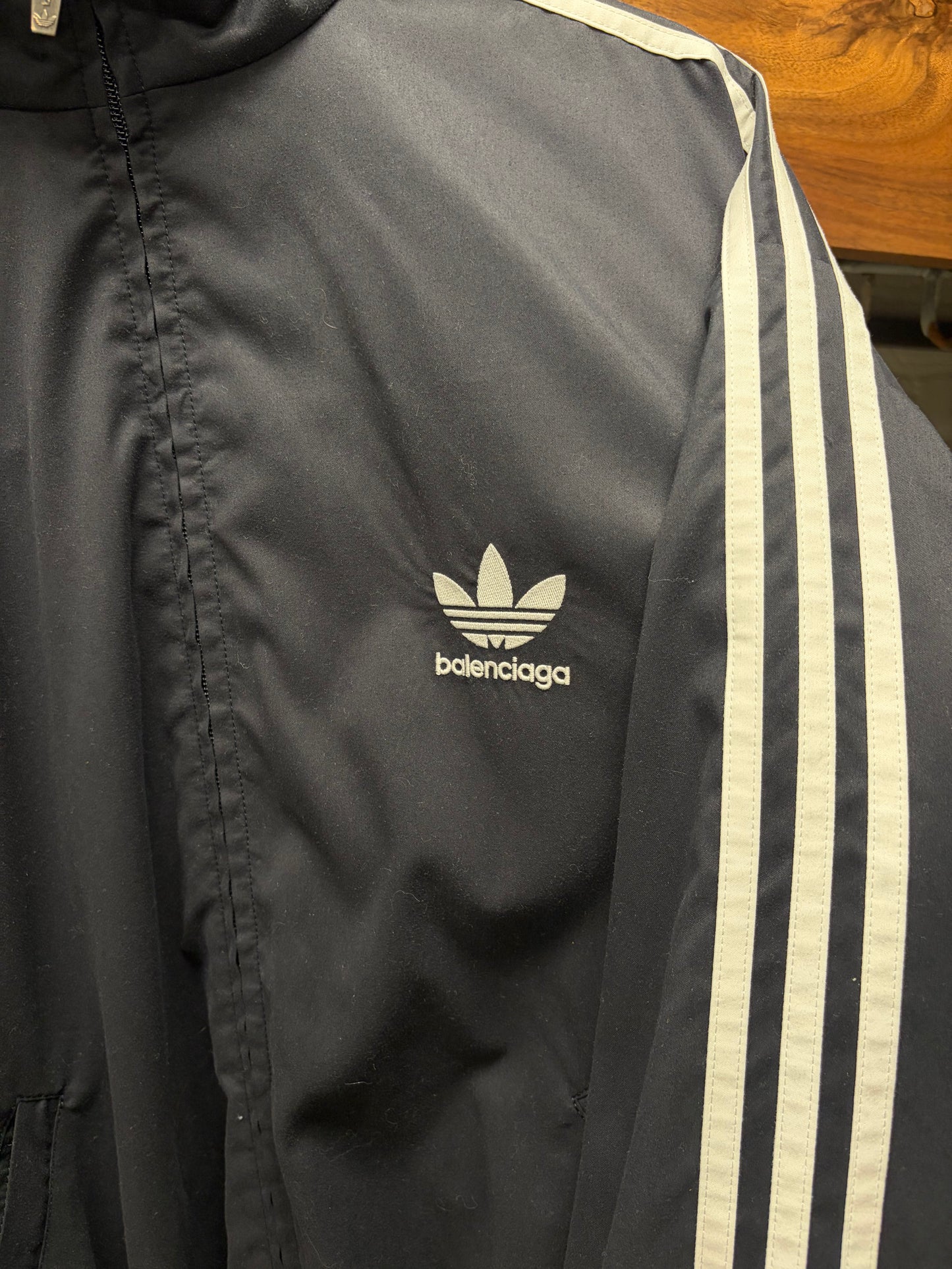 SS2023 Balenciaga x Adidas Striped Windbreaker Track-Jacket
