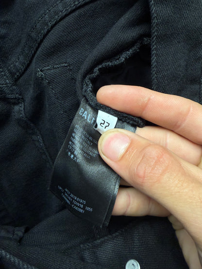 2019 Balenciaga Black Skinny Cut Denim