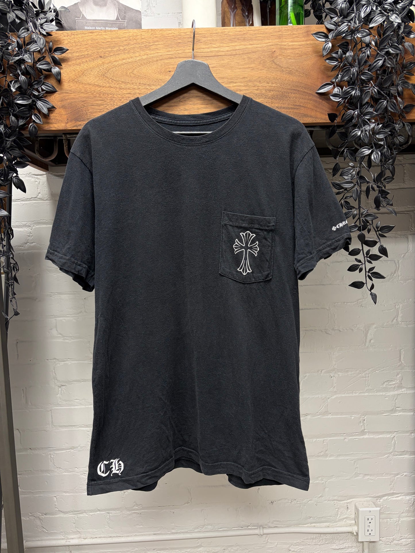 Chrome Hearts ‘Cemetery Cross’ Black Graphic T-Shirt
