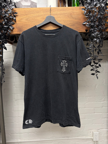 Chrome Hearts ‘Cemetery Cross’ Black Graphic T-Shirt