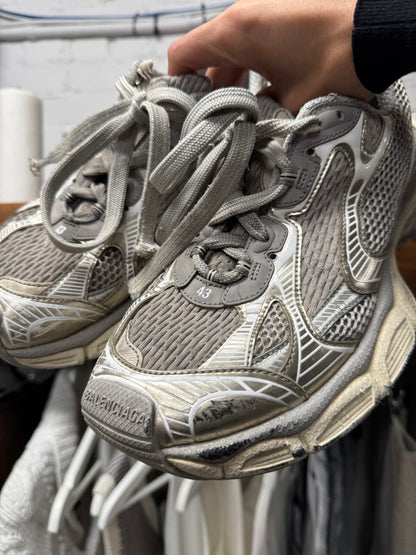 Balenciaga ‘3XL’ Cream/White Worn Out Oversized Sneakers
