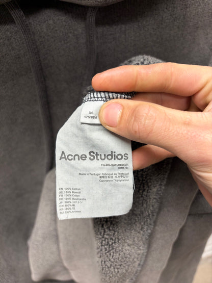 Acne Studios ‘Patch Logo’ Organic Cotton Cropped Pullover Hoodie