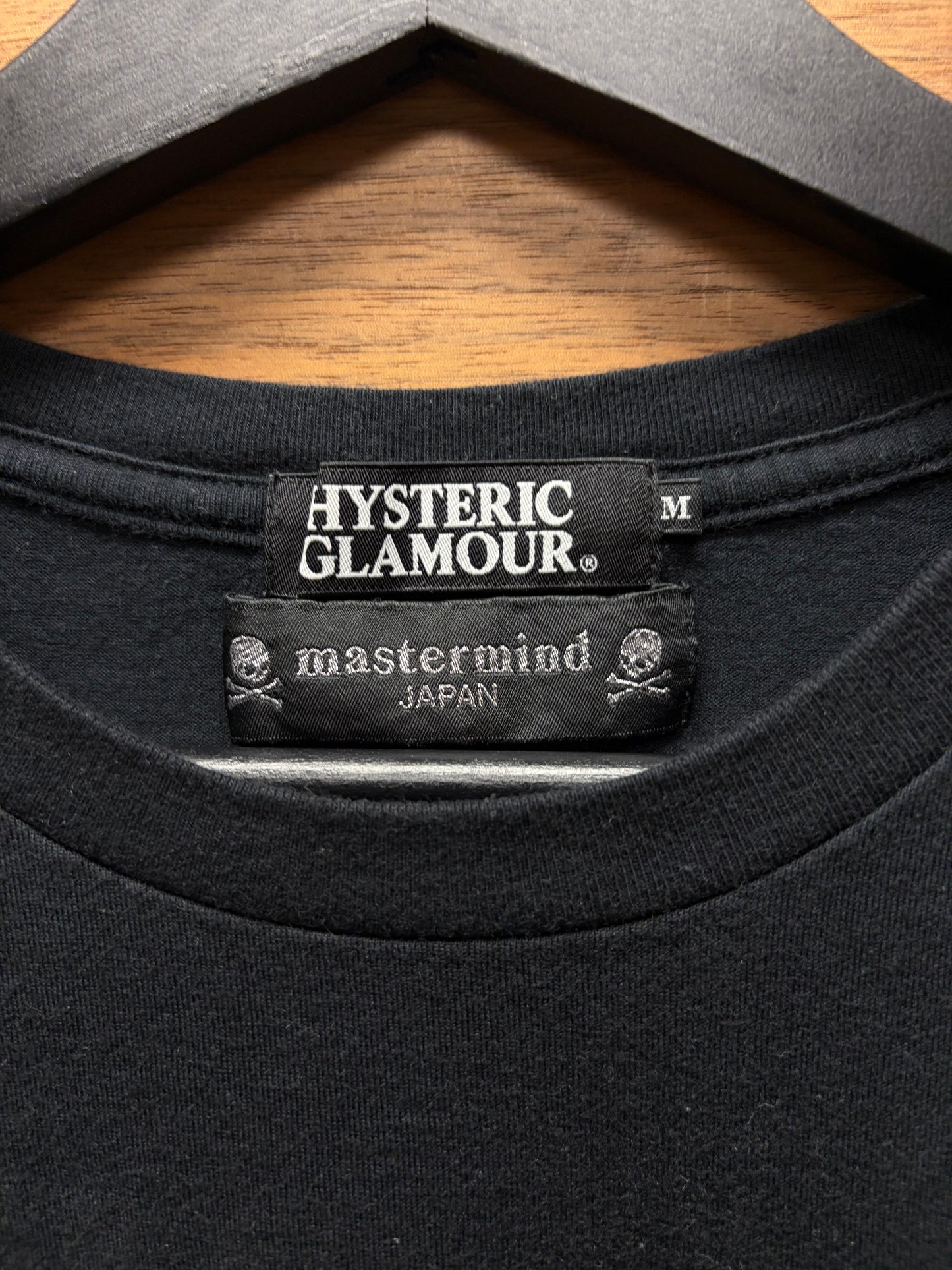 Hysteric Glamour x Mastermind ‘Skull n’ Bones’ Black Graphic T-Shirt