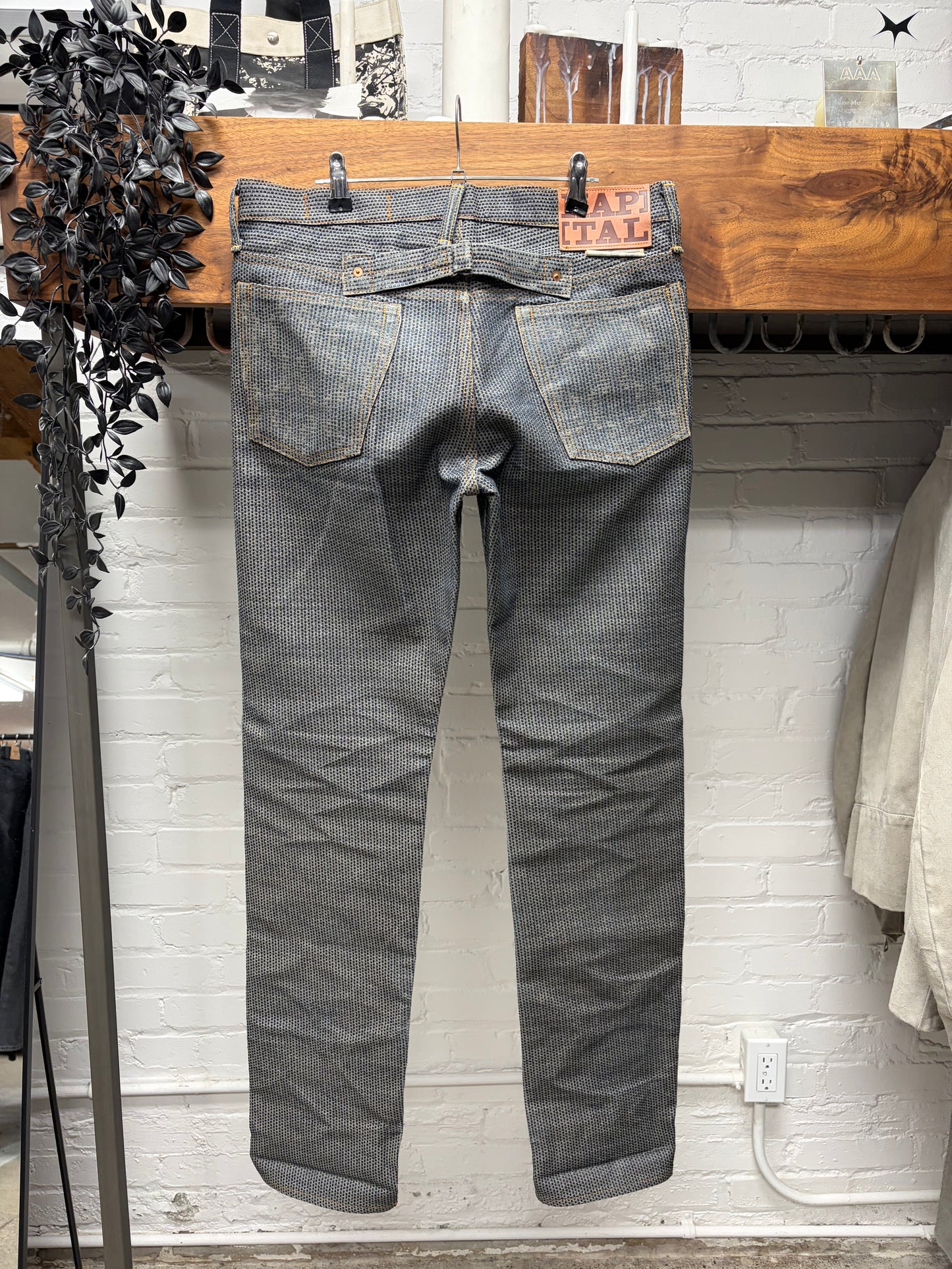 Kapital ‘Century Denim’ Grey Washed Jeans