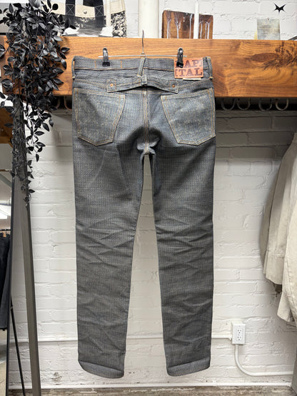 Kapital ‘Century Denim’ Grey Washed Jeans