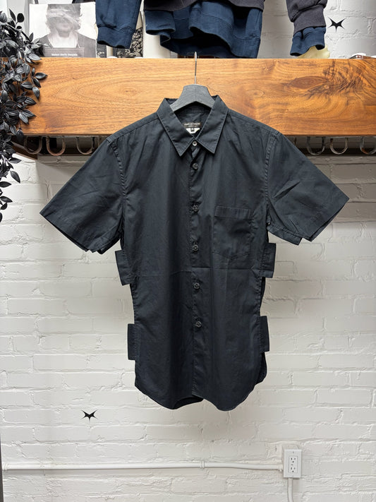 90s Comme Des Garçons Homme Plus ‘Geometric’ Shirt With Wood Buttons