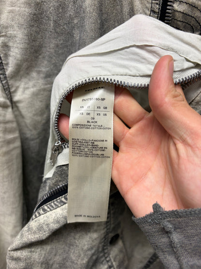 SS2017 Rick Owens ‘Walrus’  Black/Grey Fade Cotton Bomber Jacket