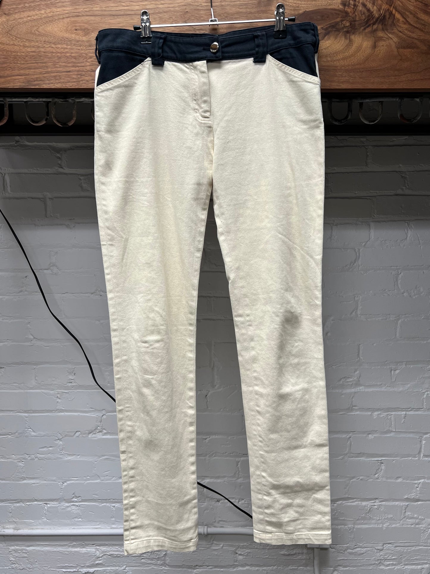 Balenciaga ‘Cummerbund’ Black/White Denim