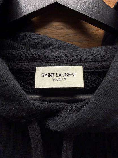 2019 Saint Laurent ‘Jardin Majorelle’ Black/White Pullover Hoodie