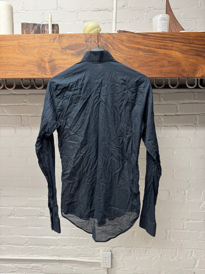 Dior Homme Frilled ‘Short Collar’ Button Down Shirt