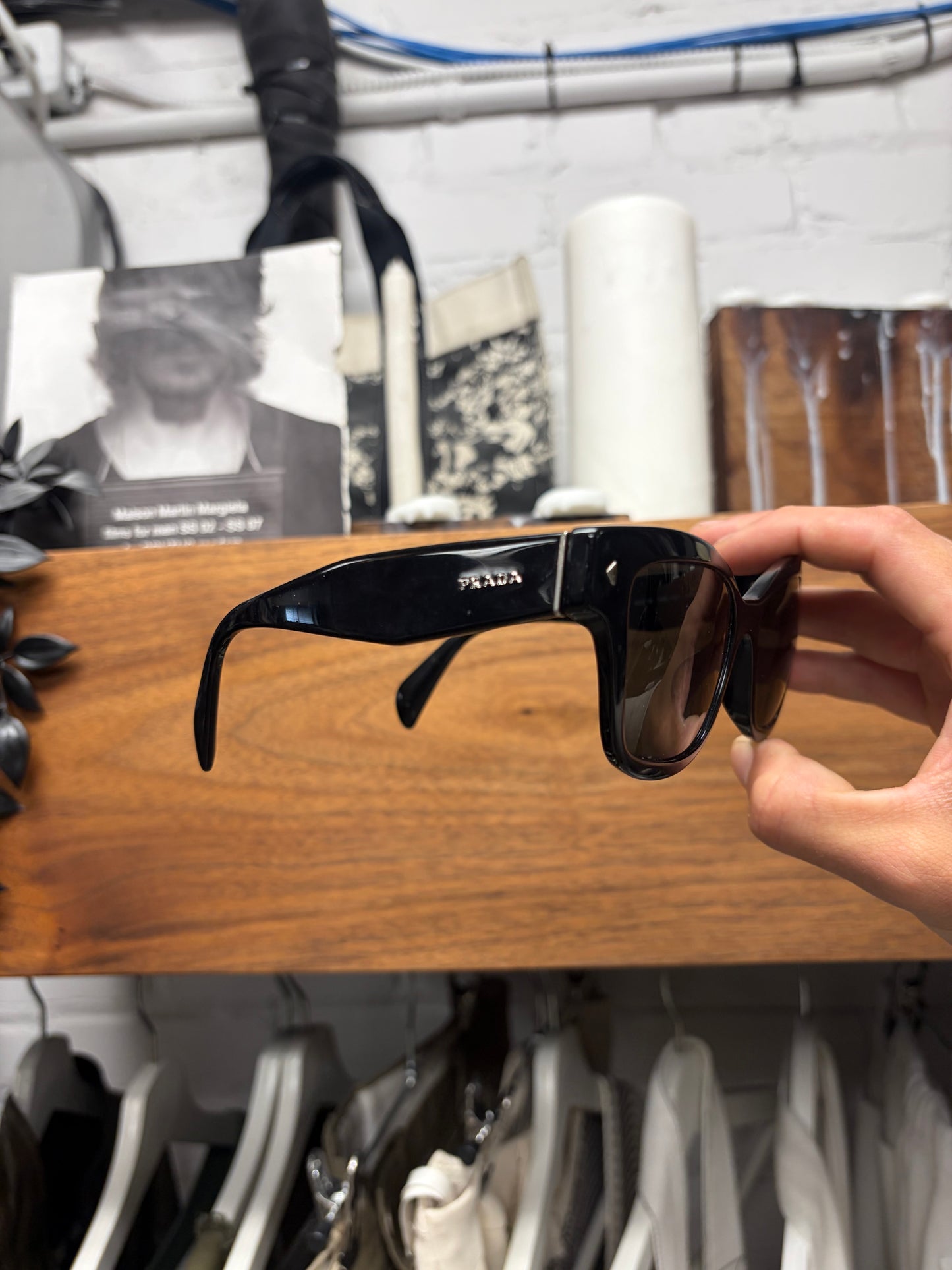 Prada Black Cat Eye Sunglasses