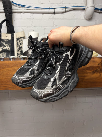 Balenciaga ‘3XL’ Black/Silver Low Top Athletic Sneakers
