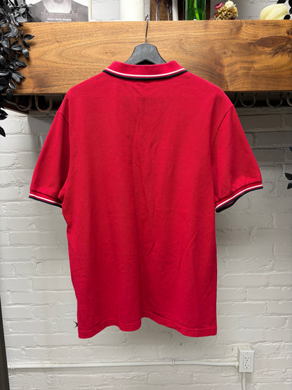 Prada Sport Logo Red Polo