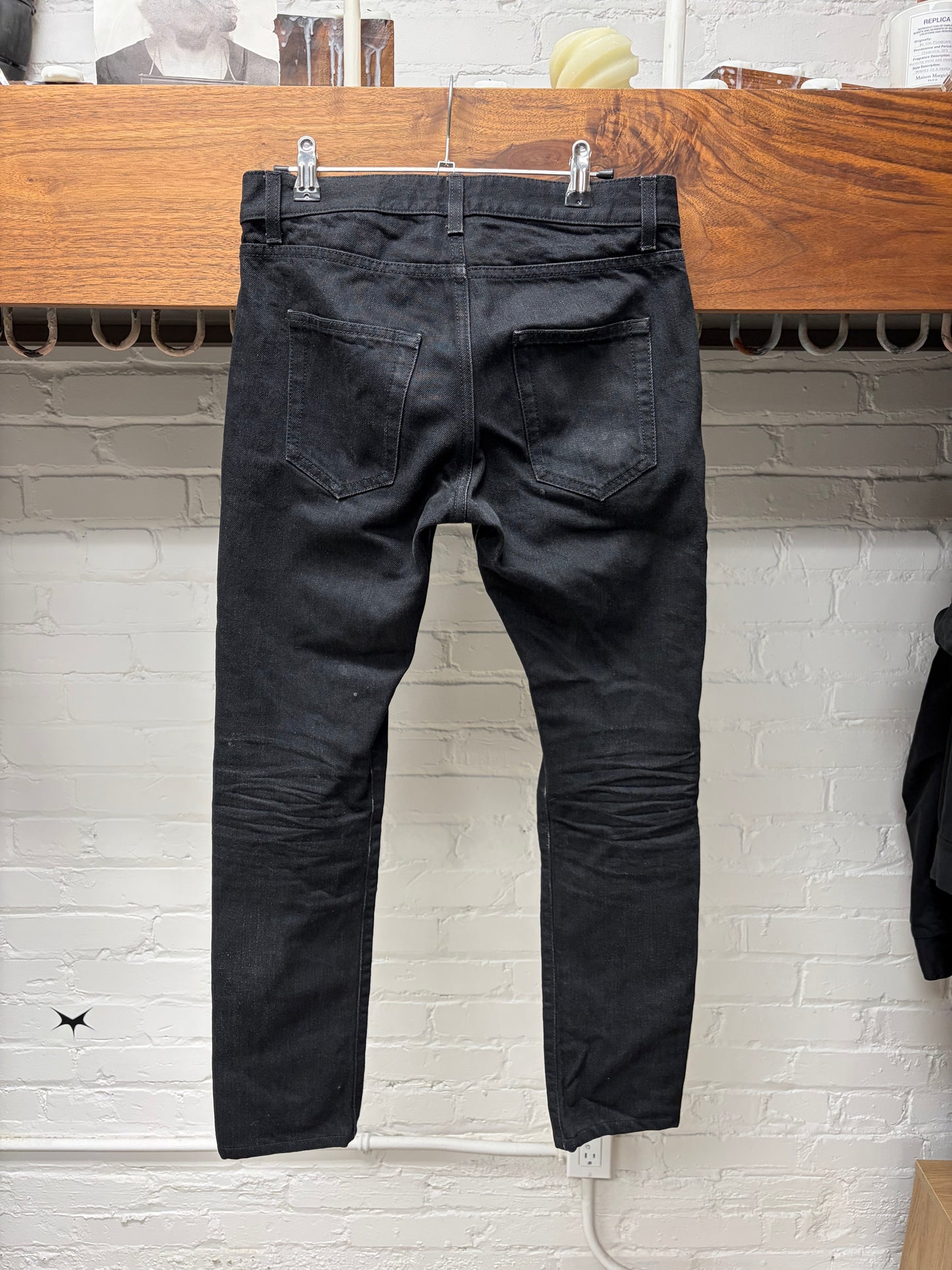 2018 Saint Laurent ‘D18’ Black Skinny Jeans
