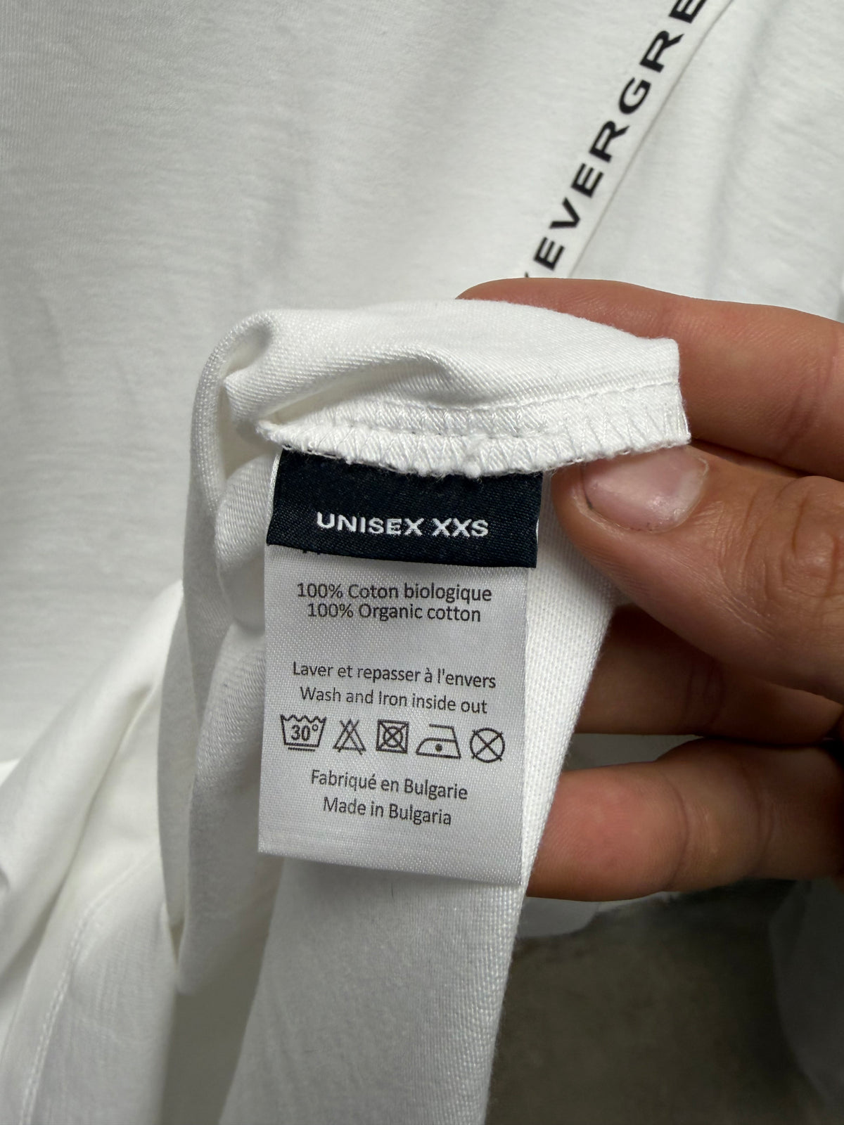 Y-Project Evergreen ‘Pinched Logo’ White Short Sleeve T-Shirt