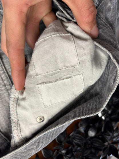 Helmut Lang ‘Classic Cut’ Painter Grey Released Hem Denim