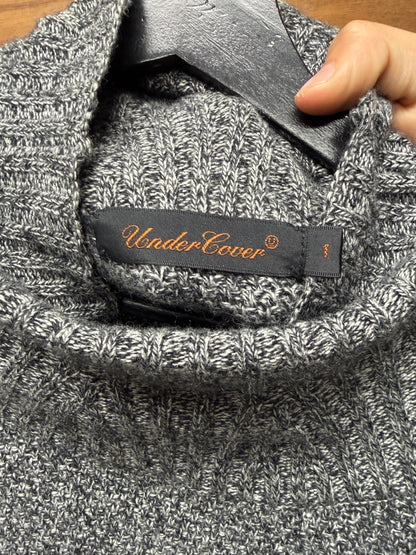 AW09 Undercover ‘Earmuff Maniac’ Watch Window Knitted Grey Sweater