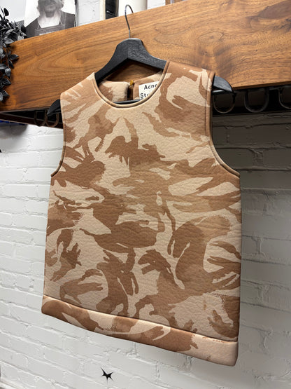 Acne Studios Brown ‘Desert Camo’ Vest
