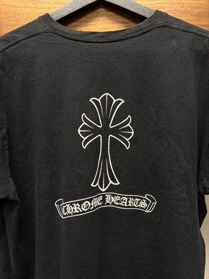 Chrome Hearts ‘Cemetery Cross’ Black Graphic T-Shirt