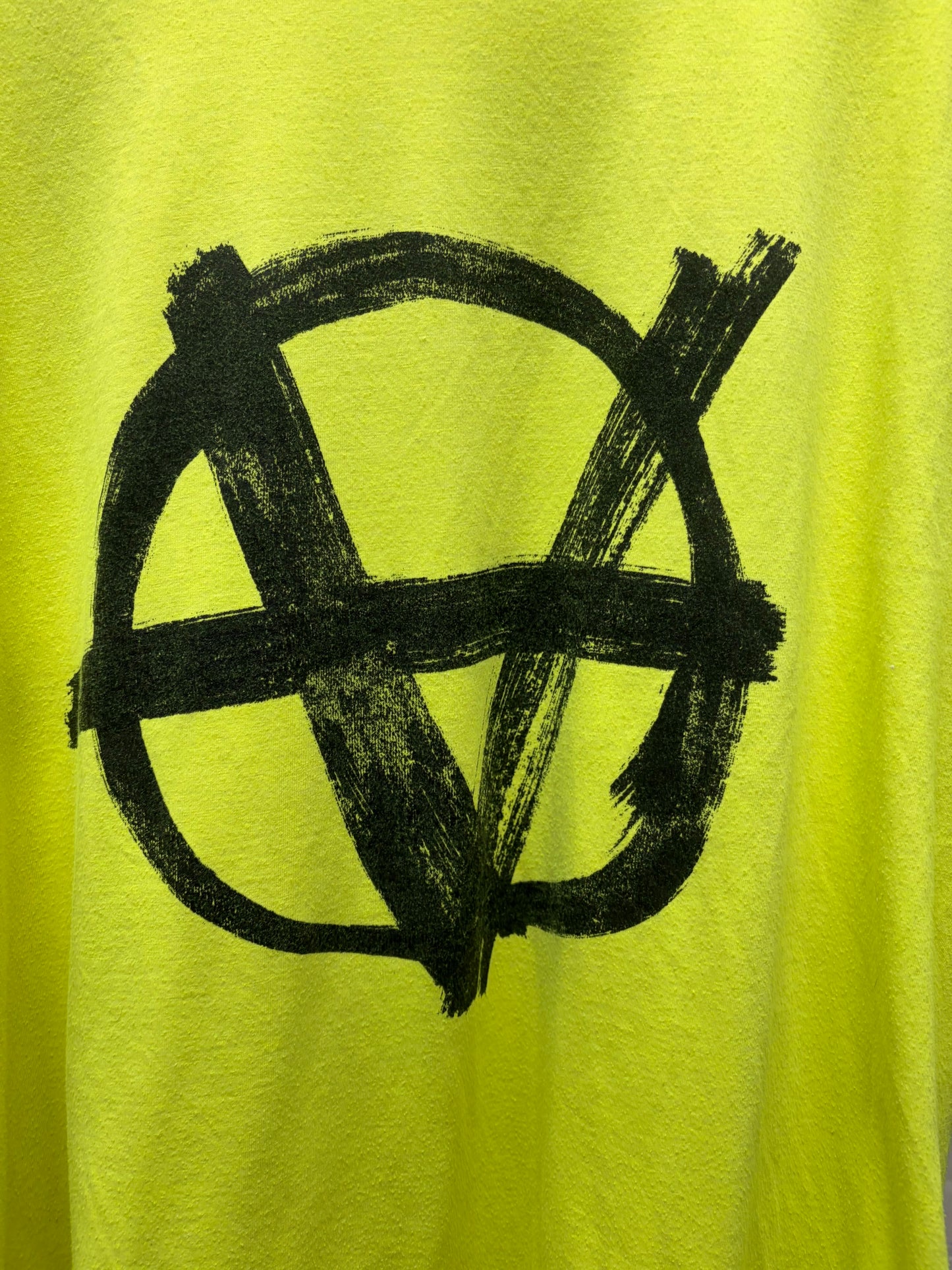 SS2020 Vetements ‘Anarchy’ Neon Oversized Graphic T-Shirt