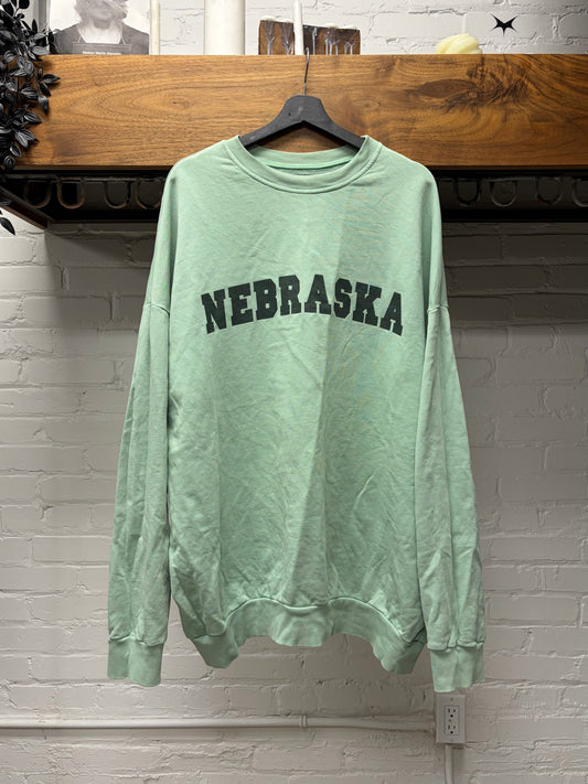Raf Simons Archive Redux ‘Nebraska’ Mint Crewneck Sweatshirt
