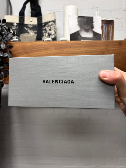 Balenciaga ‘BB0041S’ Mono Square Black Ski Sunglasses