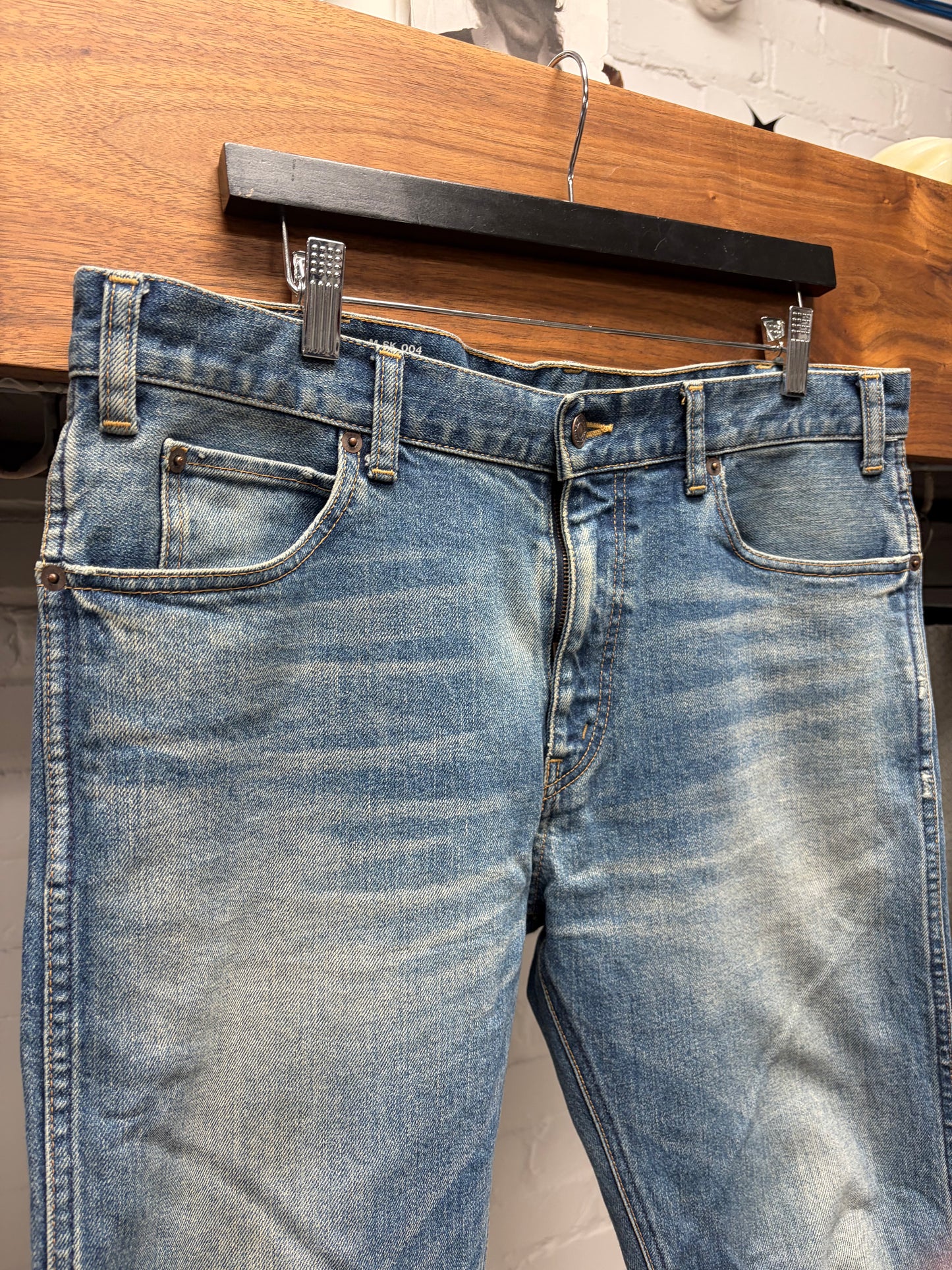 Celine ‘M_SK_004’ Dirt Washed Blue Skinny Jeans