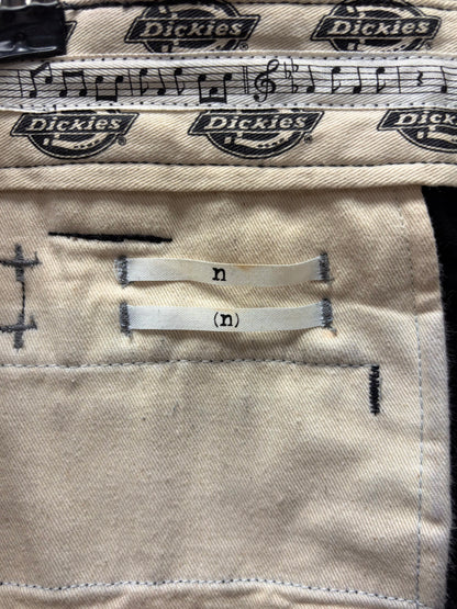 Number (N)ine x Dickies Straight Leg Black Work Pants