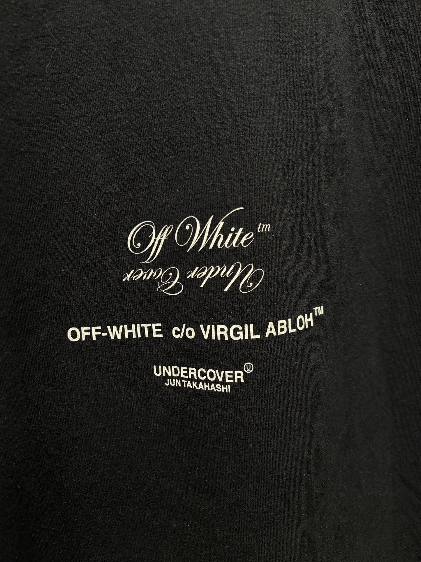 Undercover x Offwhite ‘Temptation Apple’ Black Graphic T-Shirt