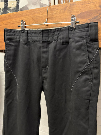 Number (N)ine x Dickies Straight Leg Black Work Pants