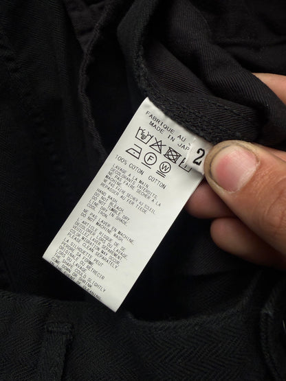 Yohji Yamamoto ‘Black Scandal’ Balloon Cut Cotton Canvas Sarousel Trousers