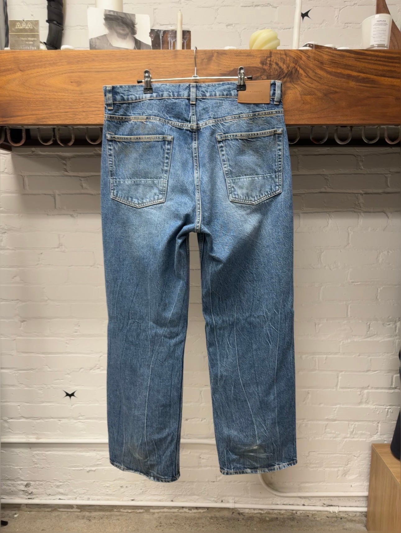 Our Legacy Dirt Wash Blue ‘3rd Cut’ Bootcut Wide Denim