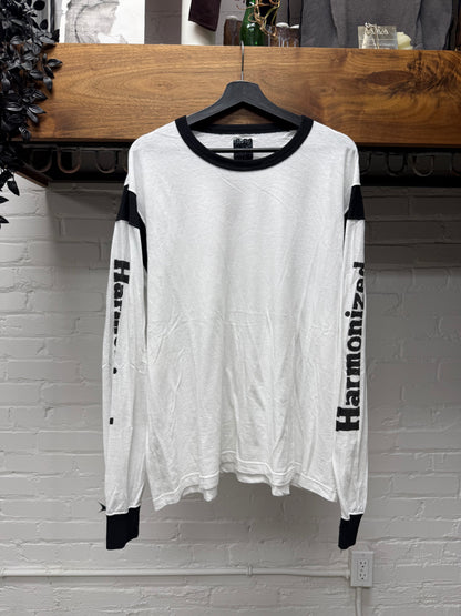 Visvm ‘Harmonized’ White/Black Long Sleeve Shirt