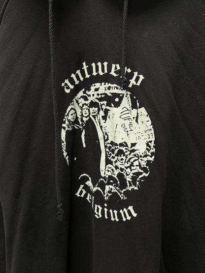 Raf Simons Archive Redux ‘Antwerp’ Black Oversized Hoodie