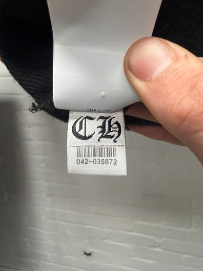 Chrome Hearts ‘CH’ Black Embroidered Logo Beanie
