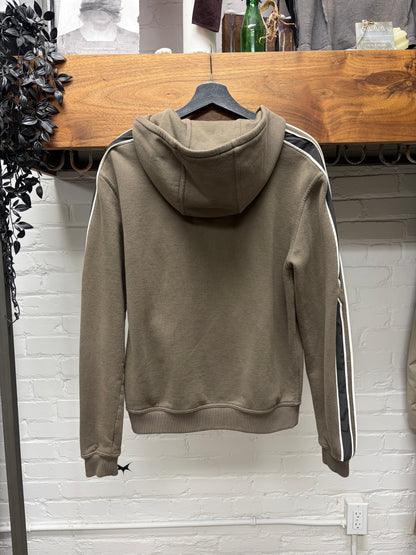 Hermes ‘Run-H’ Brown Cotton Zip Up Hoodie