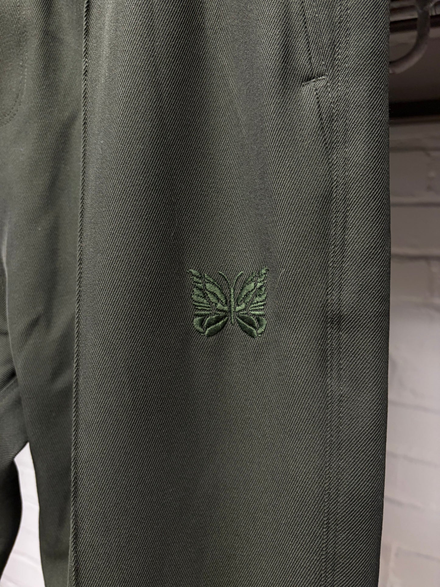 Needles Dark Green Pleated Track Pants