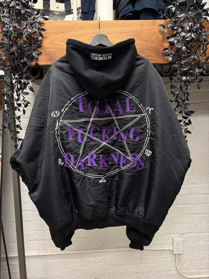 AW2017 Vetements Pour Homme ‘Total Fucking Darkness’ Bomber Jacket
