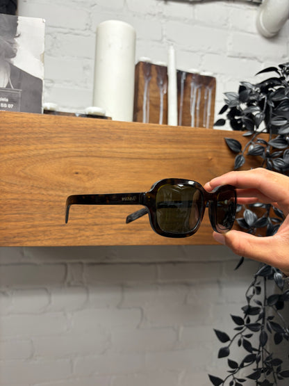 Prada Square Shape Tortoiseshell Sunglasses