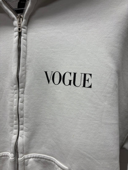 SS2024 Balenciaga x Vogue White Zip Up Hoodie
