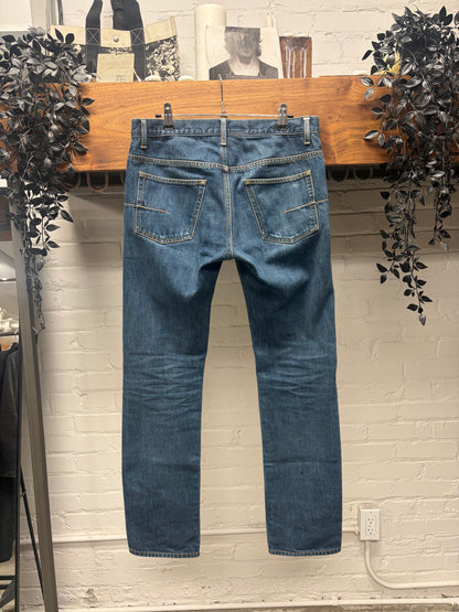 Dior Homme Washed Blue Skinny Jeans