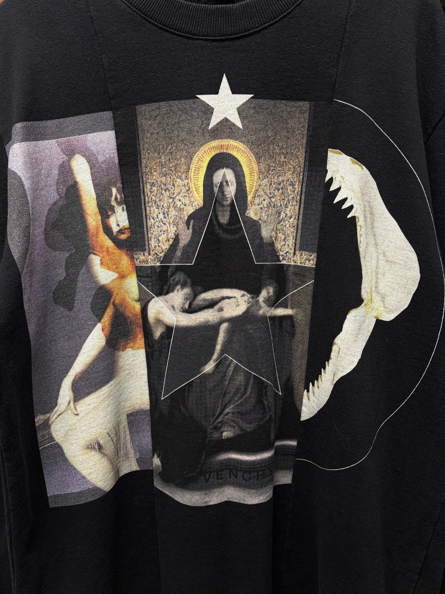 2015 Givenchy by Ricardo Tisci ‘Holy Trinity’ Graphic Sweatshirt